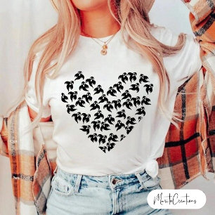 Modern Women's Halloween Doodle T-Shirt