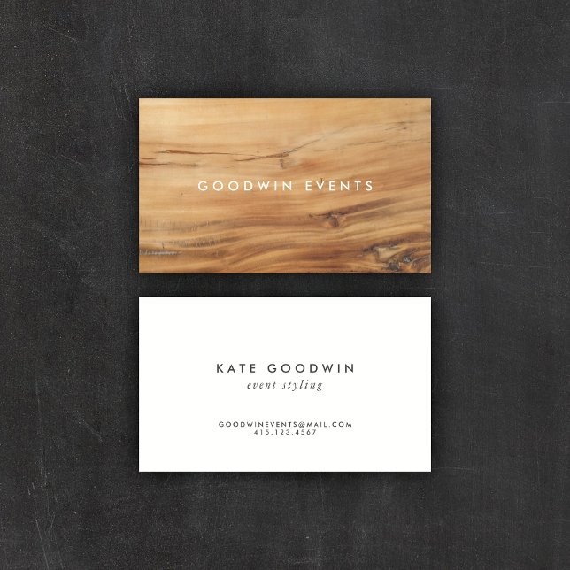 Modern Wood | Business Cards (Creator Uploaded)