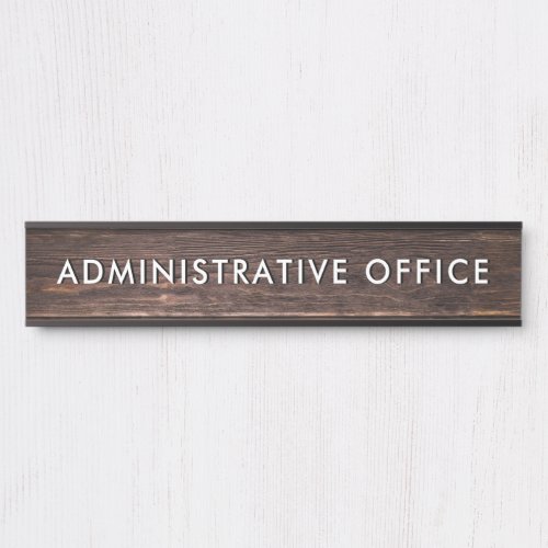 Modern Wood Design Professional Plate Admin Office Door Sign