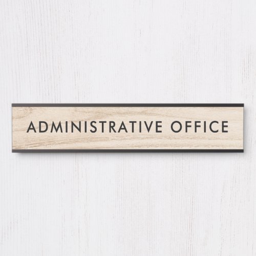 Modern Wood Design Professional Plate Admin Office Door Sign