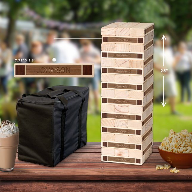 Modern Wood Hue Chestnut and Baywood Topple Tower (Creator Uploaded)