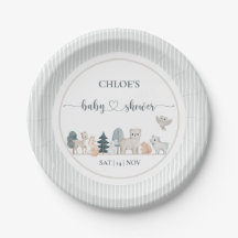 Modern Woodland Animals Neutral Boho