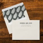 Modern Woodland Ferns Botanical Wedding Envelope<br><div class="desc">Modern Woodland Ferns Botanical Wedding envelope</div>