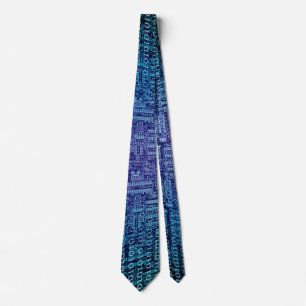 Modern world neck tie