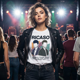 Modern World Tour 2026 Ricaso Fictional Music T-Shirt