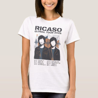Modern World Tour 2026 Ricaso Fictional Music T-Shirt