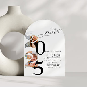 Modern Year Photo Template Graduation Party Arch