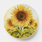 Modern Yellow Floral Sunflower Watercolor