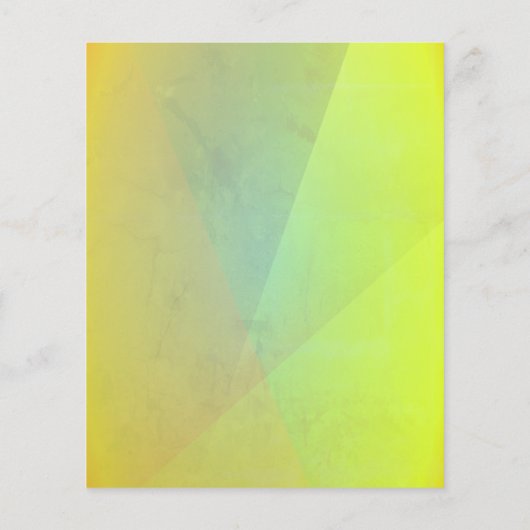 Modern Yellow Geometric Gradation (Back)
