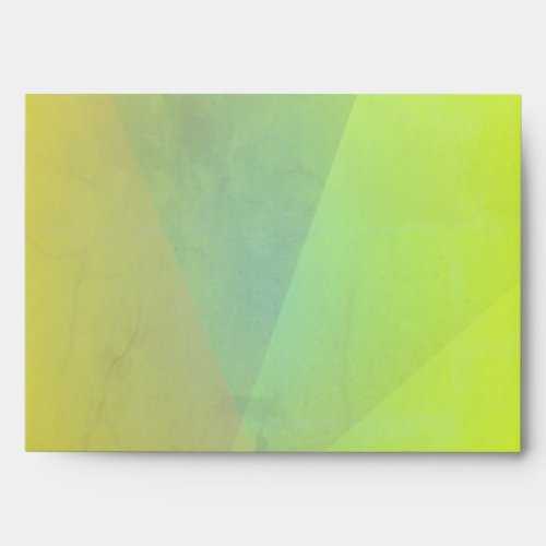 Modern Yellow Geometric Gradation Envelope