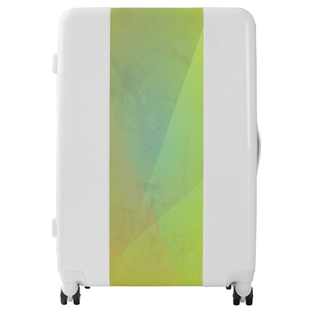 Modern Yellow Geometric Gradation Luggage (Front)