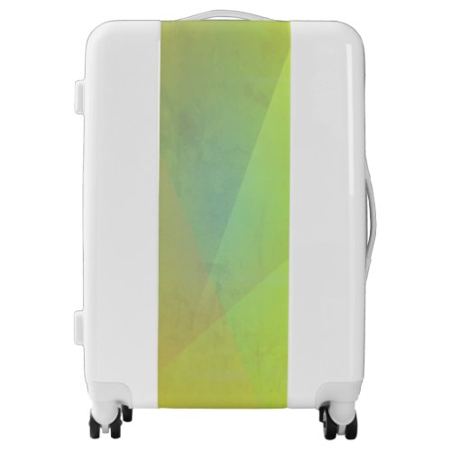 Modern Yellow Geometric Gradation Luggage