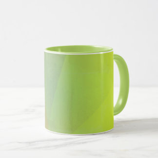 Modern Yellow Geometric Gradation Mug