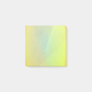 Modern Yellow Geometric Gradation Post-it Notes
