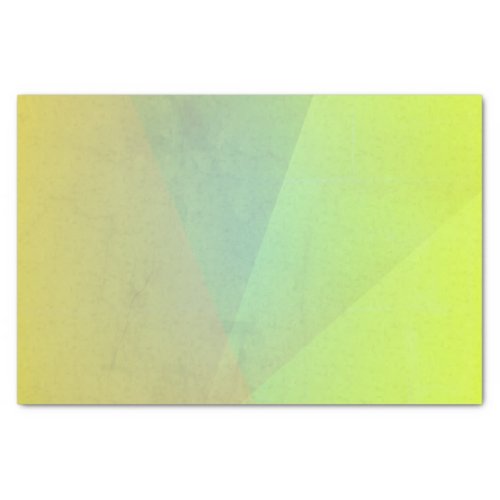 Modern Yellow Geometric Gradation Tissue Paper
