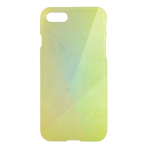 Modern Yellow Geometric Gradation iPhone SE87 Case