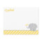 Modern Yellow Gray Elephant Baby Shower