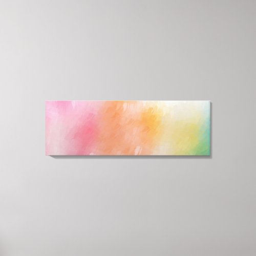 Modern Yellow Green Red Pink Blue Purple Colorful Canvas Print