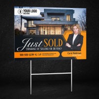 Modern Yellow Just Sold Real Estate Agent Realtor
