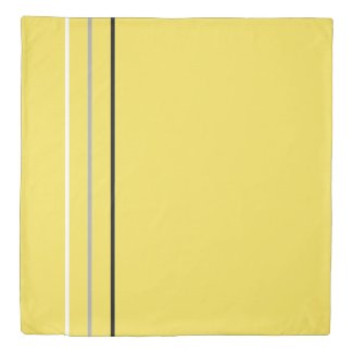 Modern Yellow Minimalist Black Gray Lines 