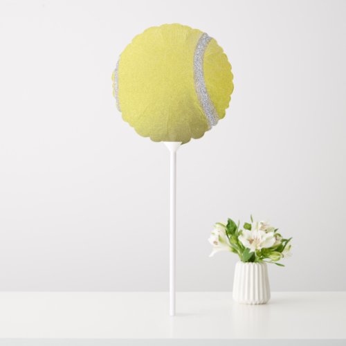 Modern Yellow Tennis Ball  Balloon