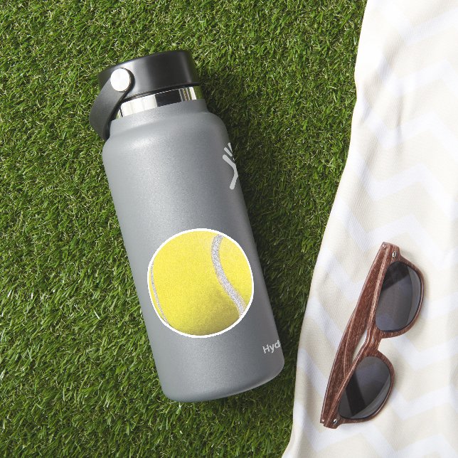 Modern Yellow Tennis Ball     Sticker (HydroFlask Insitu)