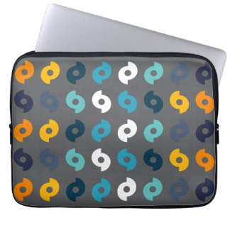 Modern Yin-Yang Pattern Laptop Sleeve
