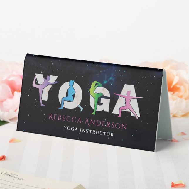 Modern Yoga Instructor Style | Holistic Healing  Table Tent (In SItu (Wedding))