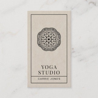 Modern Yoga Studio Business Card
