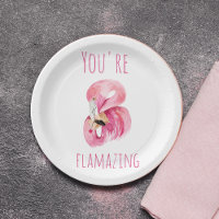Modern You Are Flamazing Beauty Pink Flamingo