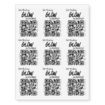 Modern Youthful Birthday Fun Party QR Code