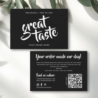 Modern you've got great taste qr code thank you