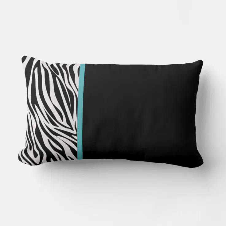 Modern Zebra Lumbar Pillows Zazzle