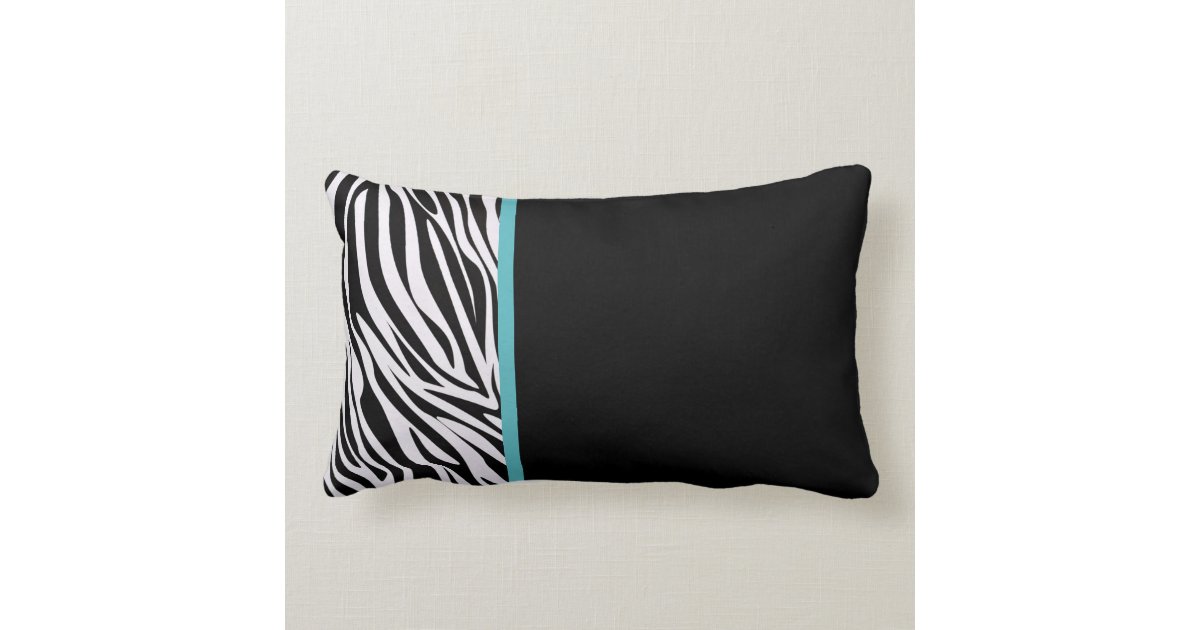 Modern Zebra Lumbar Pillows