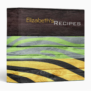 Modern Zebra Print #13 Binder