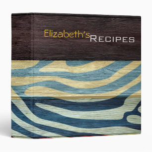 Modern Zebra Print #5 Binder