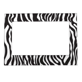 Modern Zebra Print Magnetic Picture Frame