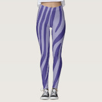 Modern Zebra Print Pattern #17 Leggings