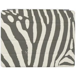 Modern Zebra Stripe Animal Print Pattern iPad Smart Cover