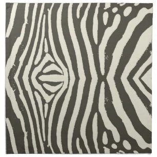 Modern Zebra Stripe Animal Print Pattern Napkin