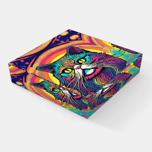 Modern Zen Cat Paperweight
