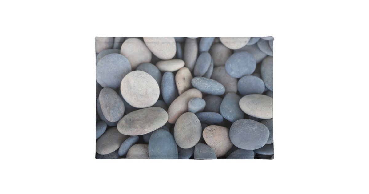 Modern Zen Stones Placemat Zazzle