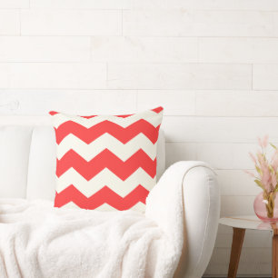 Modern Zig Zag Chevron Pattern Design Pillow