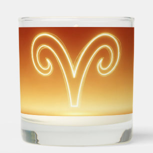 Modern Zodiac Glow – Personalized Astrology Candle
