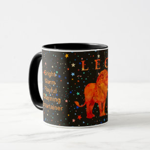 Modern zodiac Leo personalized traits Mug