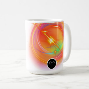Modern Zodiac Sign ARIES Quote   Element Fire Coffee Mug