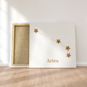 Modern Zodiac Sign Gold Aries   Element Fire