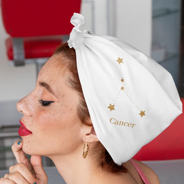 Modern Zodiac Sign Gold Cancer | Element Water Bandana (Creator Uploaded)