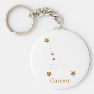 Cancer Traits Personalized Cancer Key chain Cancer Horoscope Cancer symbol keychain Cancer Gift initial disc choice Zodiac Key chain