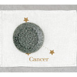 Modern Zodiac Sign Gold Cancer | Element Water Kitchen Towel<br><div class="desc">Modern Zodiac Sign Gold Cancer | Element Water</div>